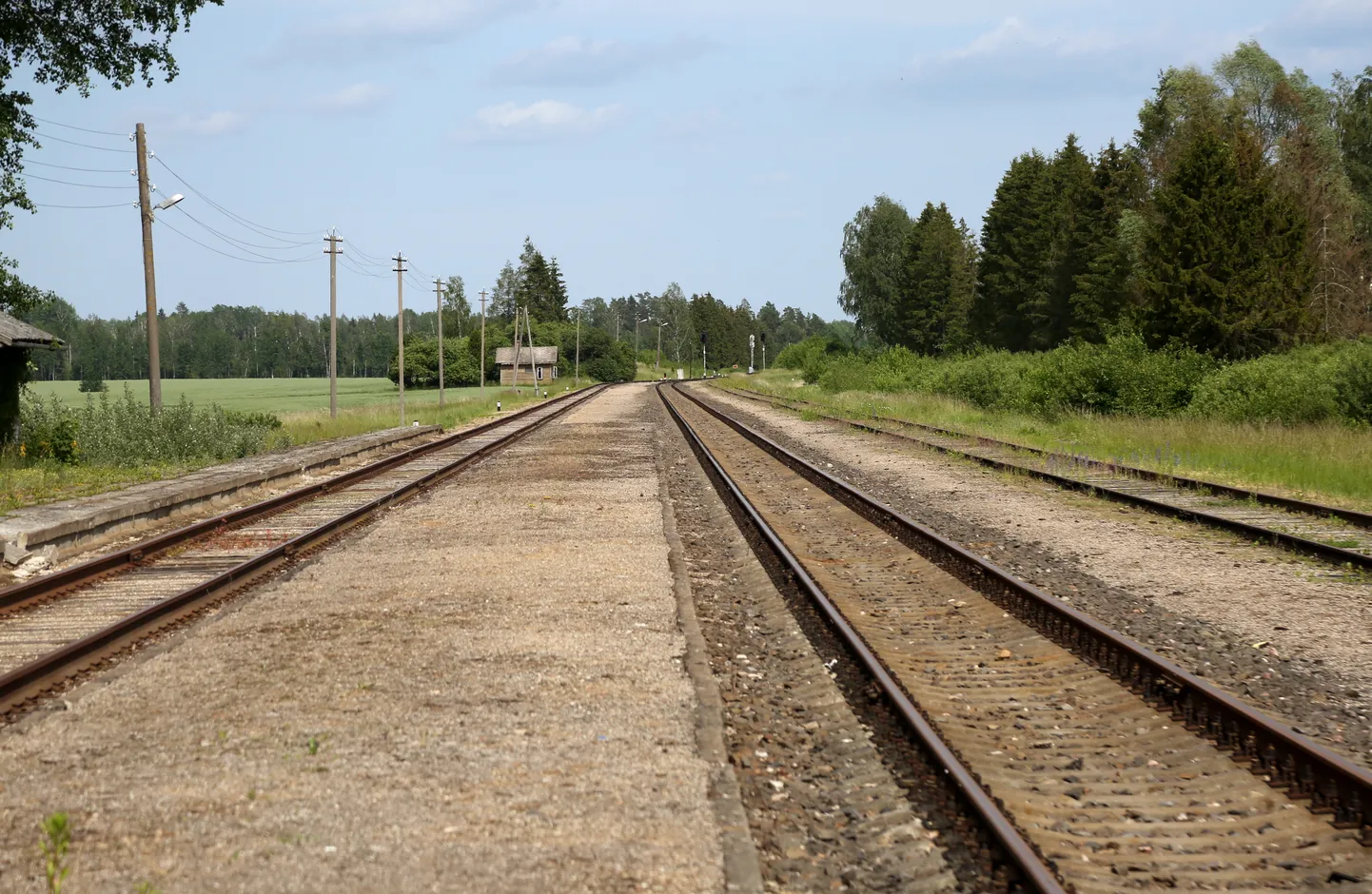 Железная дорога в Латвии. Иллюстративное фото