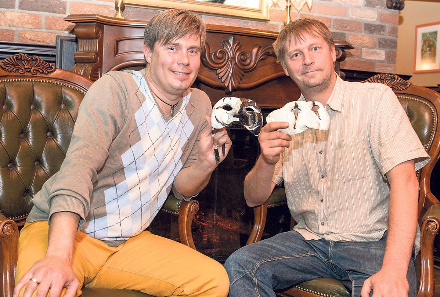 Meelis Sarv (vasakul) Arlekiinina ja Raido Keskküla Pierrot’na on viimastel aastatel Pärnus nagu prohvetid, kes on kuulsamad võõrsil kui omal maal.