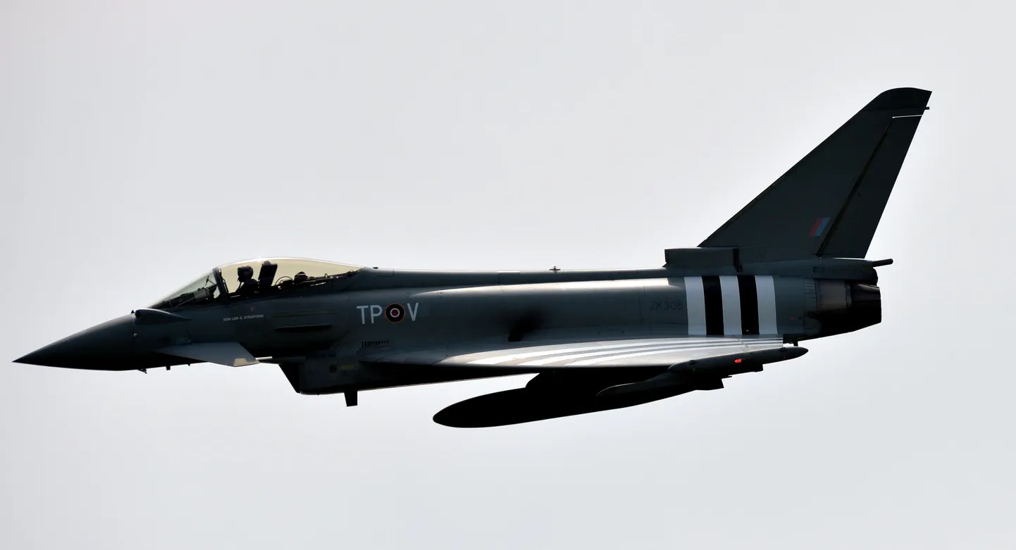 Briti kuninglike õhujõudude (RAF) Typhoon.