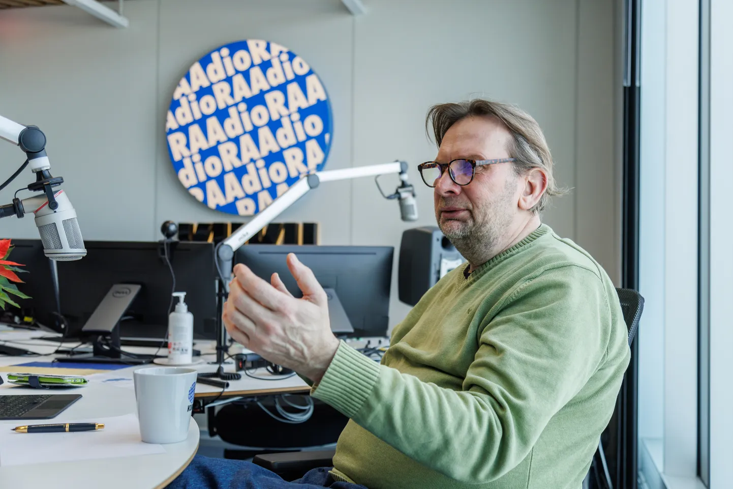Kuku saate «Keskpäevatund» juht Marek Strandberg.
Foto Mihkel Maripuu, Postimees