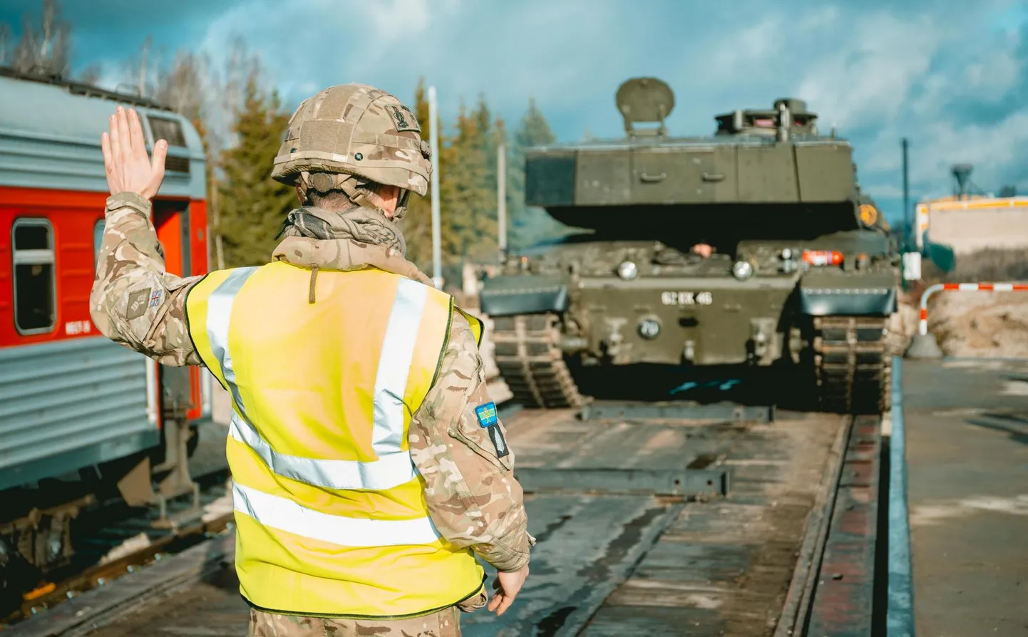 British tanks in Tapa.