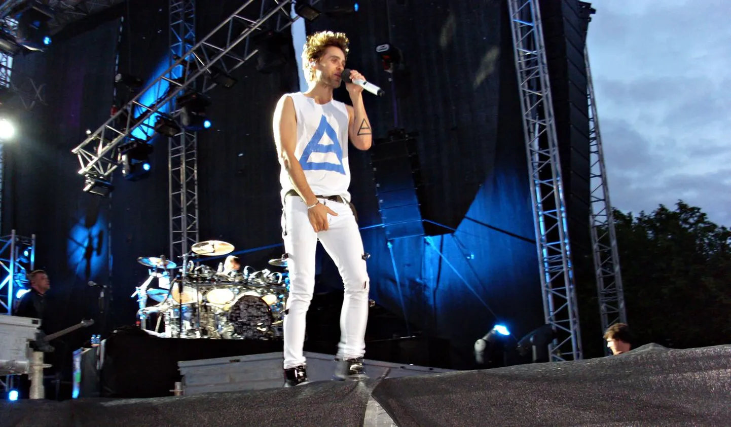 Jared Leto Tallinna lauluväljakul