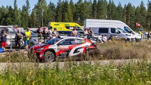 Jaspar Vaheril on Soome MM-rallil WRC2 klassi poodiumikoht käeulatuses