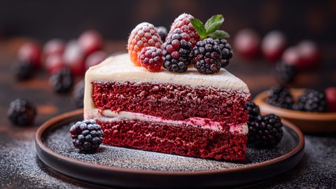Profesionālas konditores Sarkanā samta kūkas recepte: 18. novembra svētku galda zvaigzne