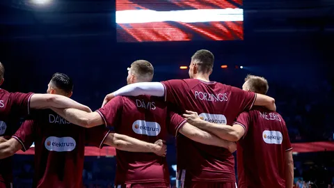 Latvijas basketbolisti grupu turnīru noslēdz pret pastarīti Čehiju