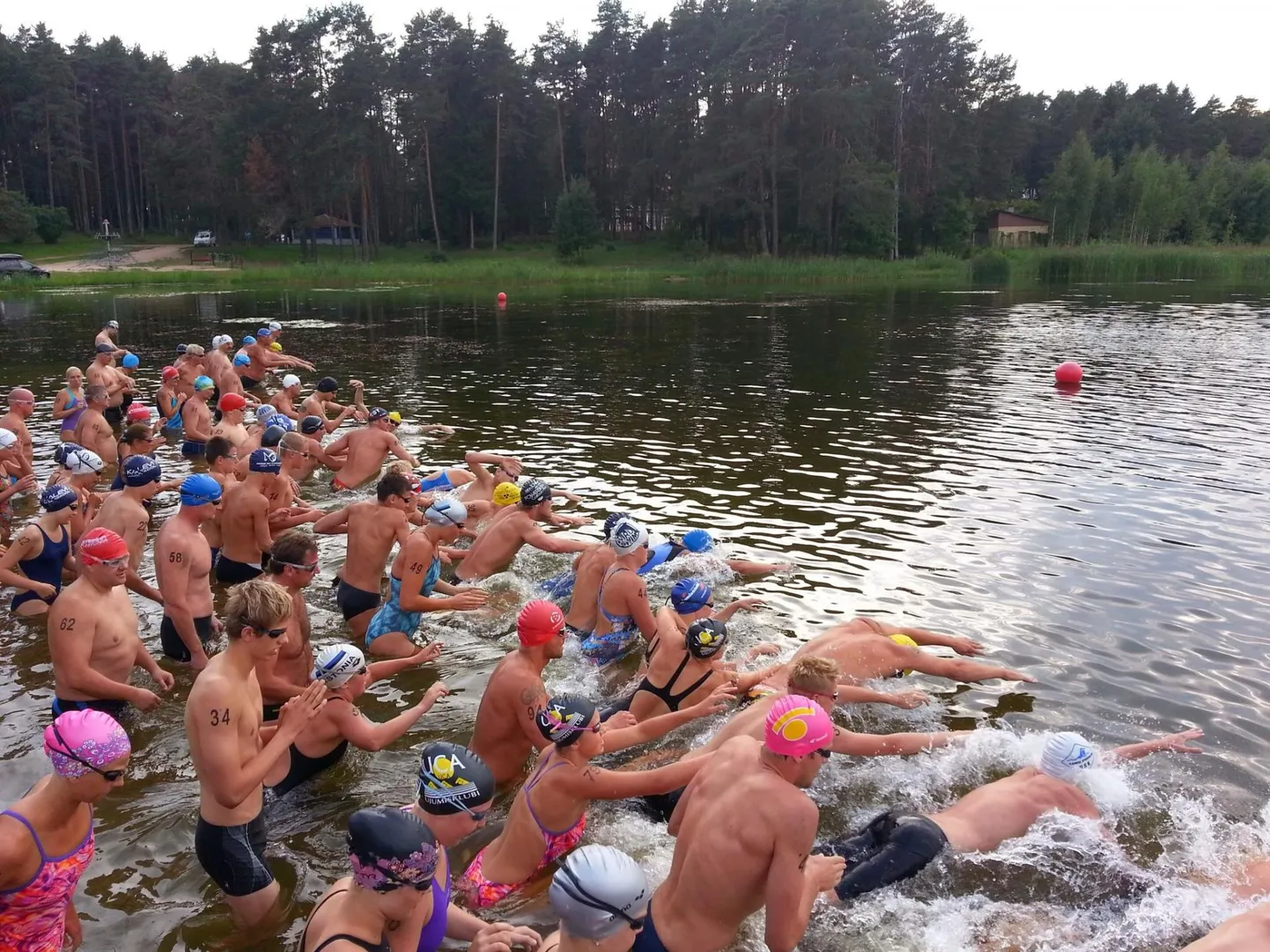 Selline näeb välja avaveeujumise start. Nädalavahetusel saab seda kõike oma silmaga kaeda.