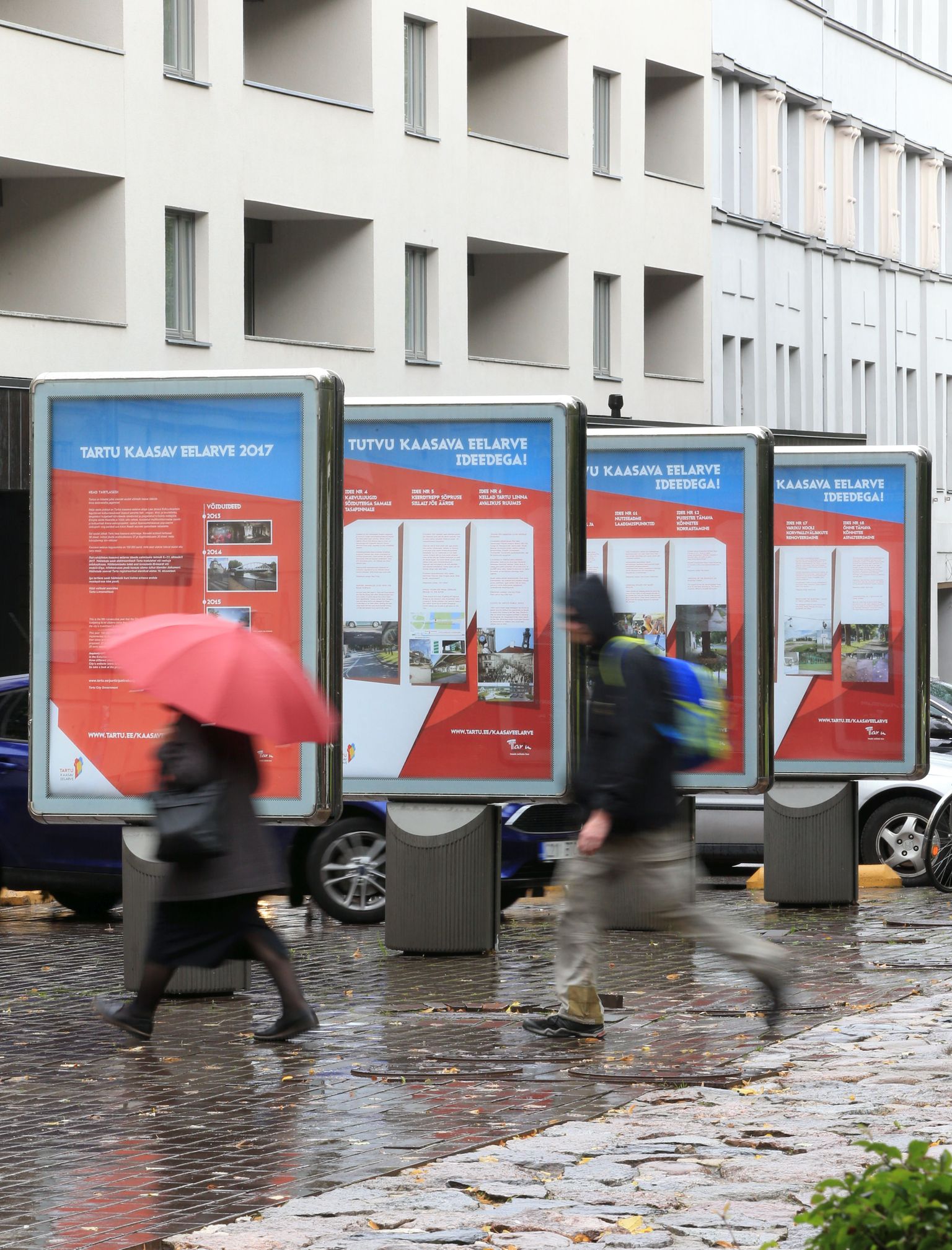 Kaasava eelarve hääletusest ja ideedest saab lugeda ka Poe tänava infotahvlitelt.