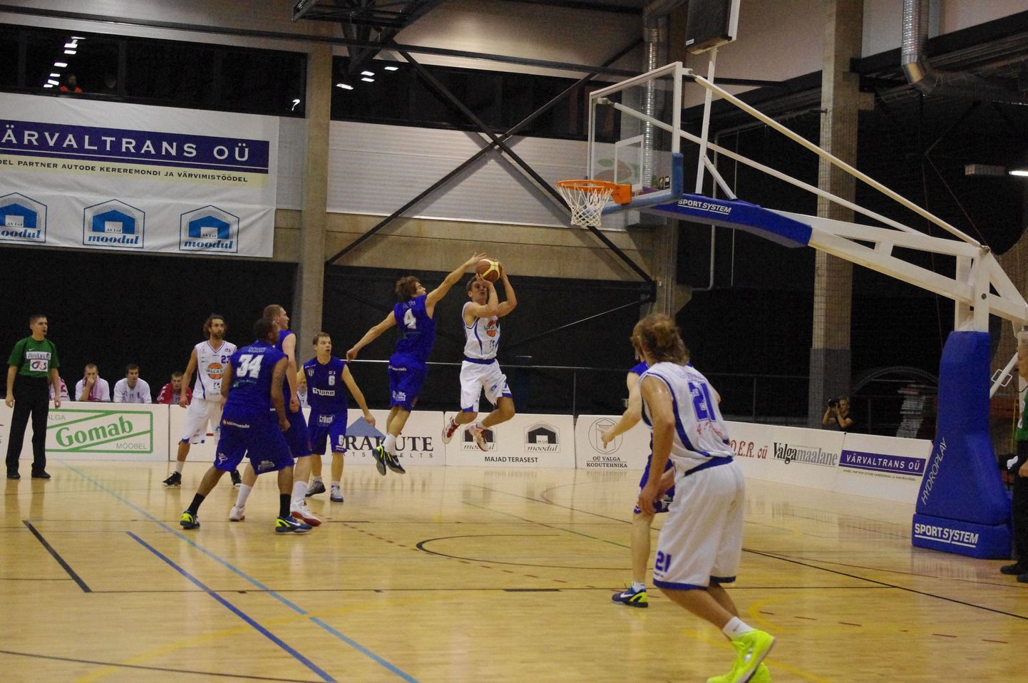Valga korvpallikool võõrustas Tallinna Kalevit.