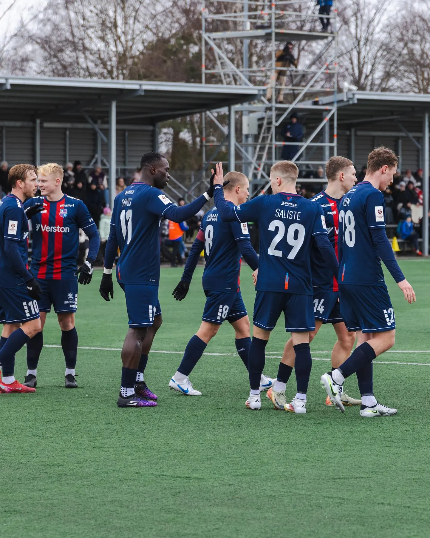 Paide Linnameeskond 2025. aasta hooaja avamängus FC Kuressaare vastu.