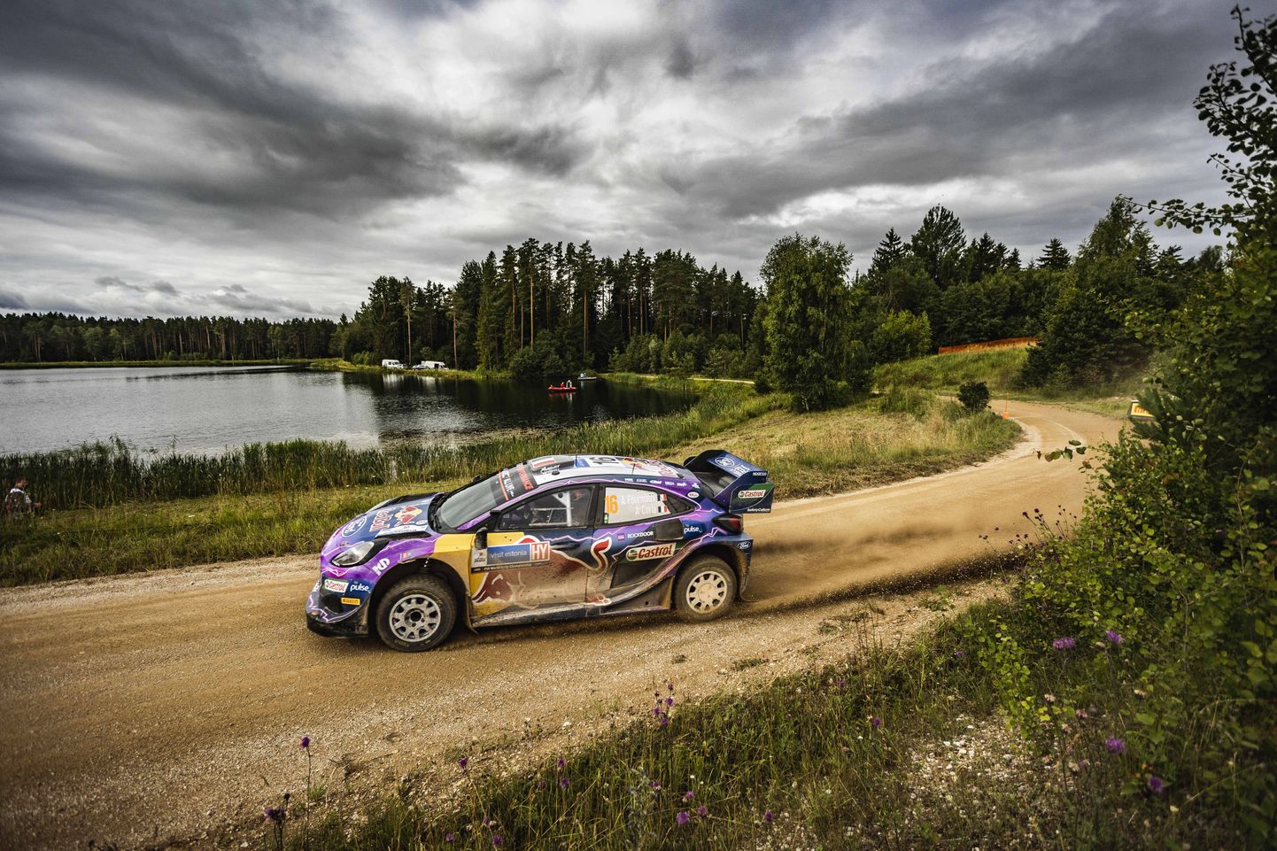 16 FOURMAUX Adrien fra, CORIA Alexandre fra, M Ford World Rally Team, Ford Puma Rally 1, action during the Rally Estonia 2022, 7th round of the 2022 WRC, Motorsport Rallye, WM World Rally Car Championship, from July 14 to 17, 2022 at Tartu, Estonia - AUTO - WRC - RALLY ESTONIA 2022 DPPI/Panoramic PUBLICATIONxNOTxINxFRAxITAxBEL RPPA2022_07_ESTONIA_1066