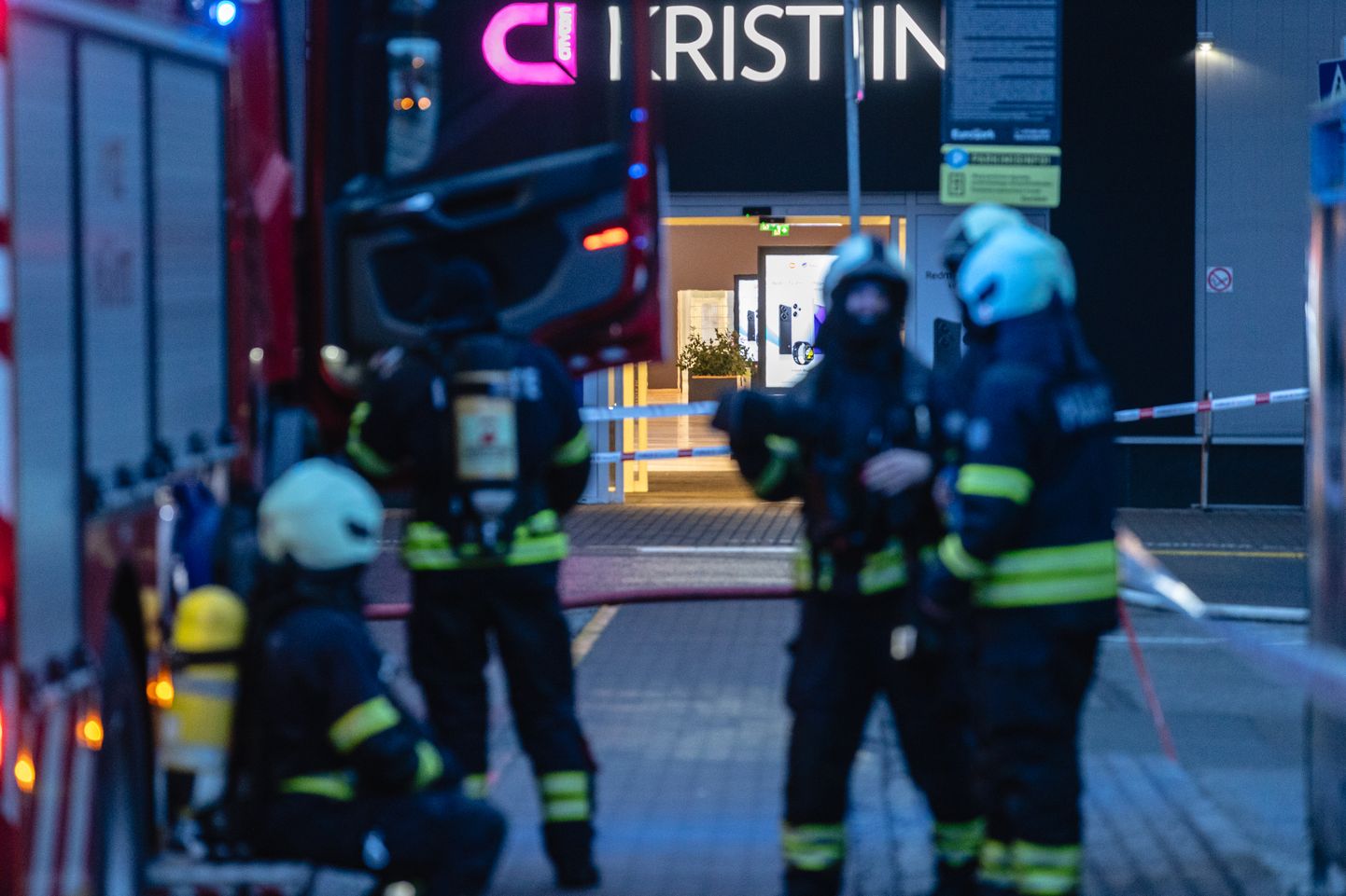 На прошлой неделе в торговом центре Kristiine был пожар.