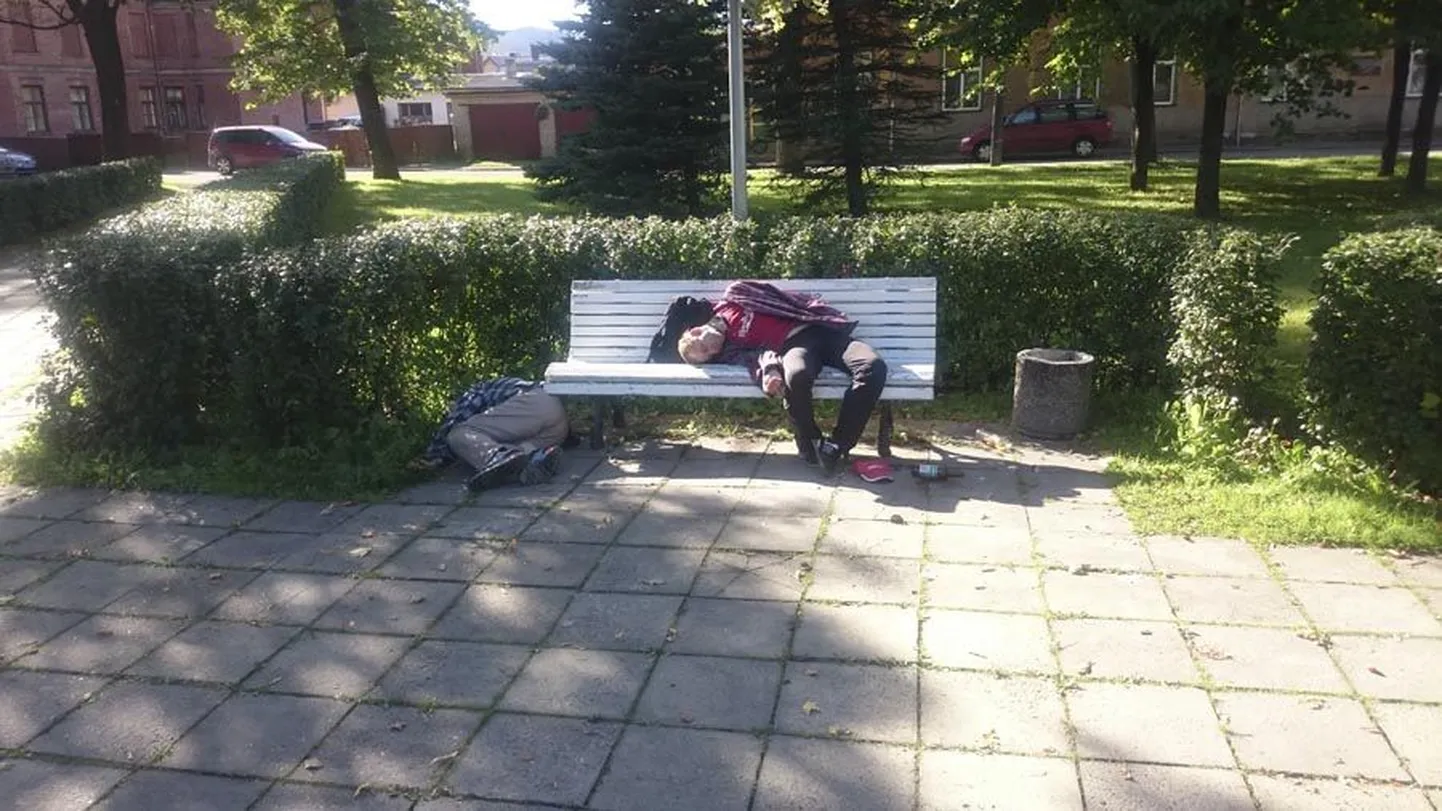 Sooja ilmaga jäädi alkoholiuimas magama ka pargipinkidele. Nii tuli politseinikel kümme inimest viia kainenema. Seitse neist kainestuskambrisse.