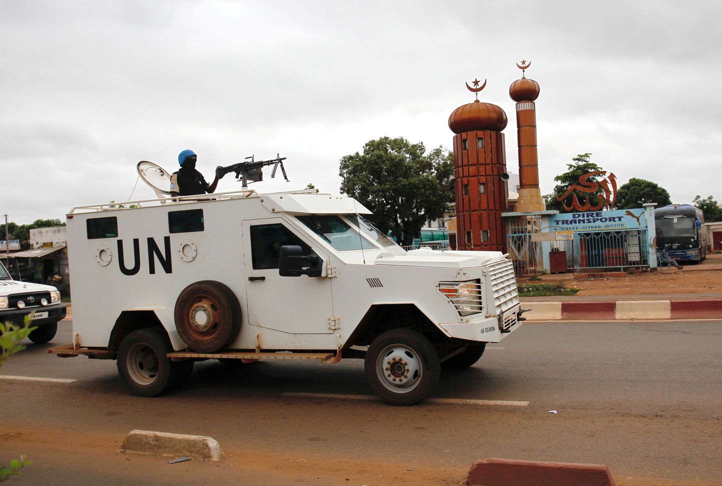 ÜRO sõiduk pealinn Bamakos.