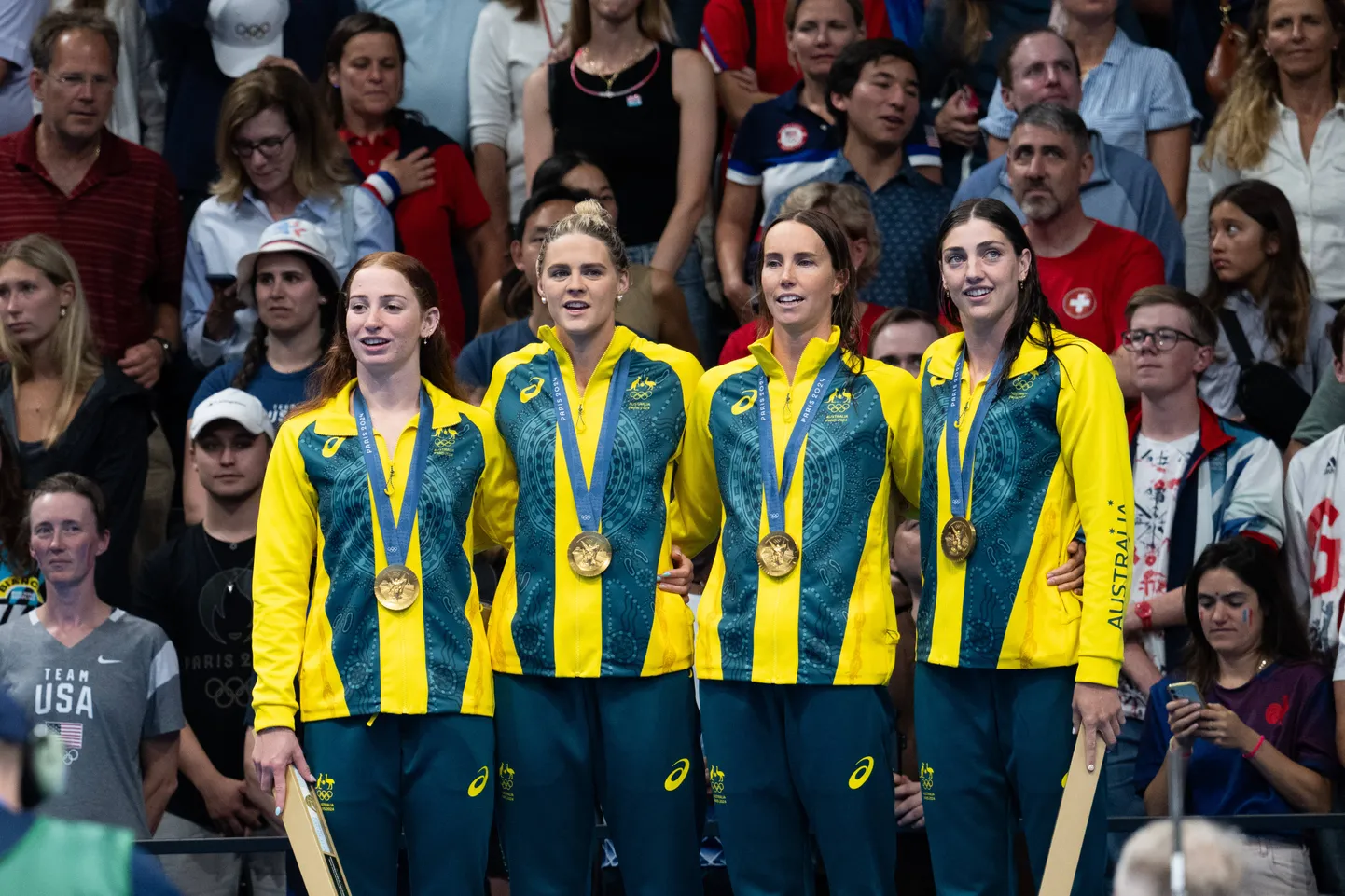 Austraalia krooniti niaste 4 x 100 m vabalt teateujumises olümpiavõitjaks.