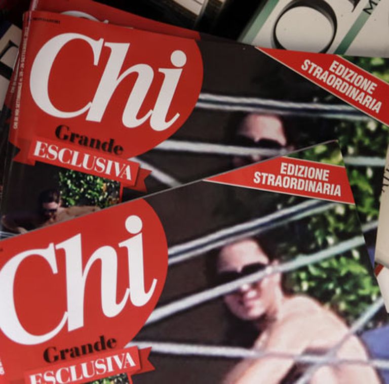 Itāļu tenku žurnāls "Chi" arī izdevis speciālizdevumu par Kembridžas hercogienes fotogrāfijām 