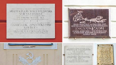 Venekeelsed infotahvlid kaovad raeplatsilt, sirbid ja vasarad jäävad
