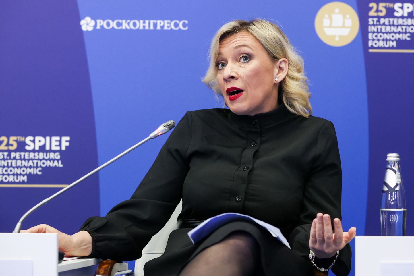 Официальный пресс-секретарь МИД России Мария Захарова