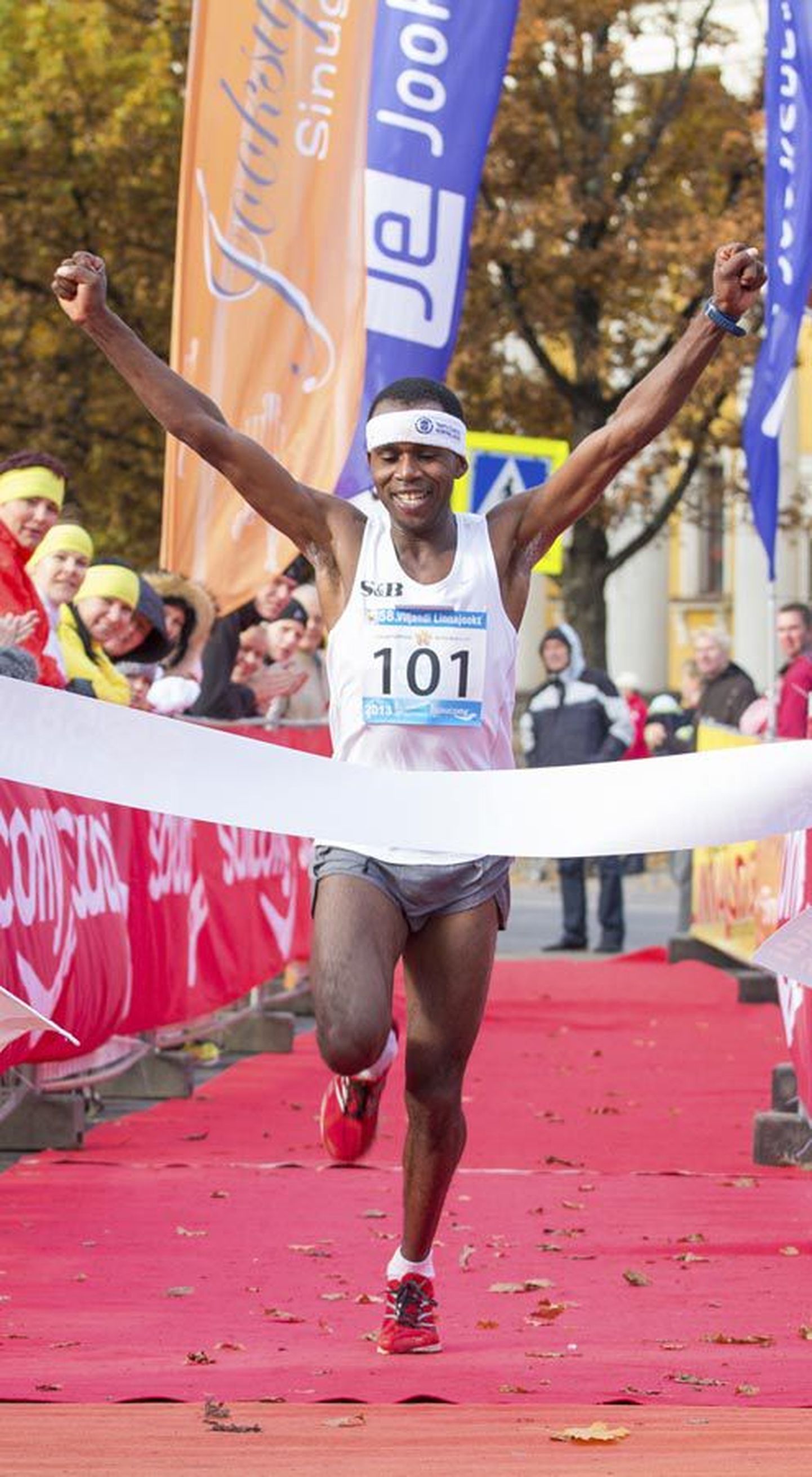 58. Viljandi linnajooksu võitis Keeniast pärit Ibrahim Mukunga uue rajarekordiga, läbides distantsi 41 minuti ja 50 sekundiga.