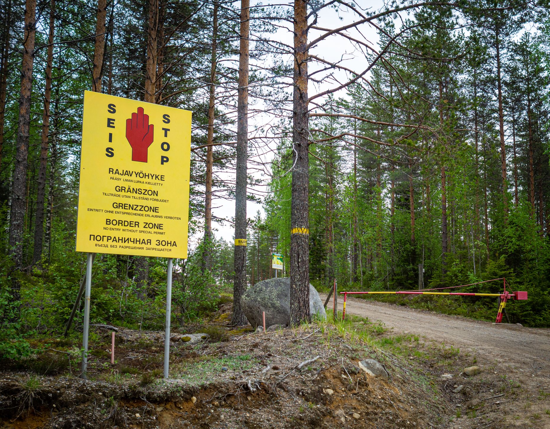Somijas-Krievijas robeža.