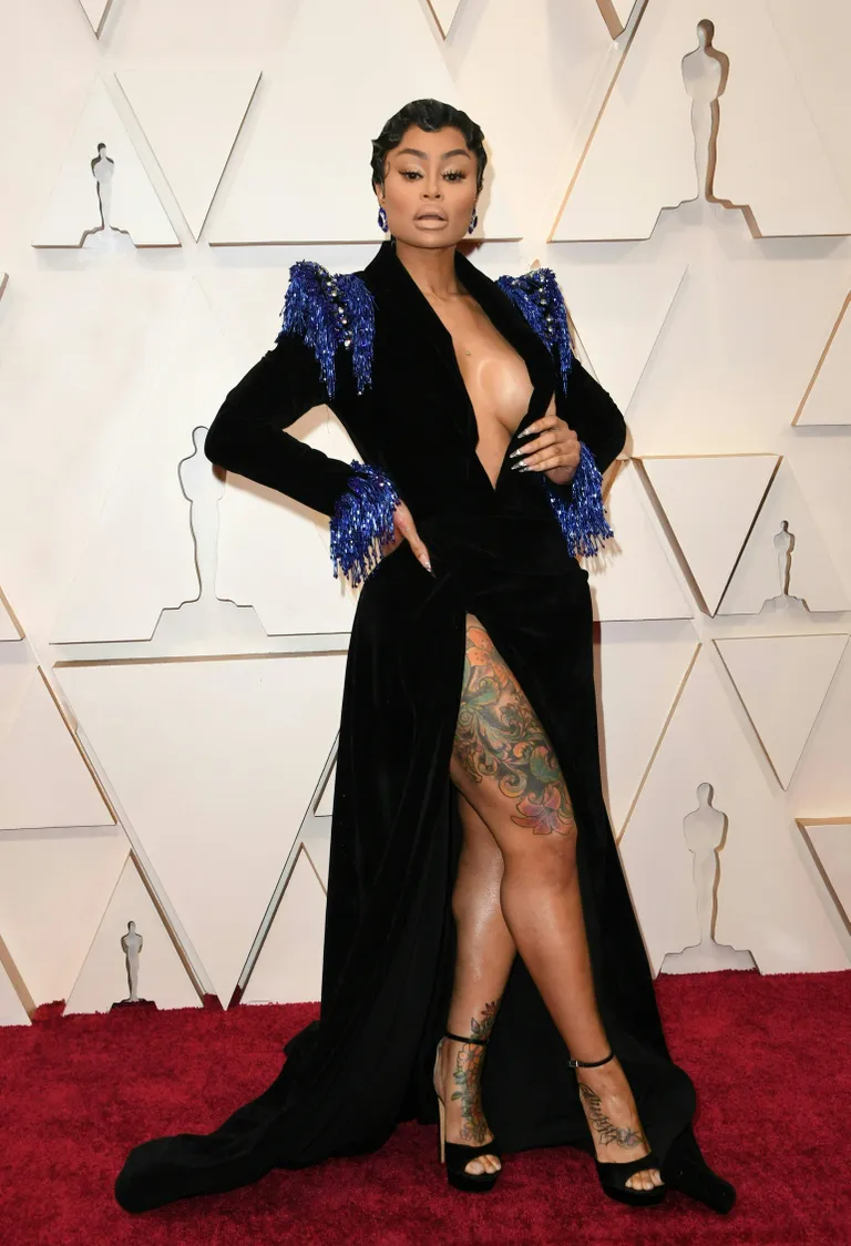 Modell Blac Chyna Oscarite punasel vaibal.