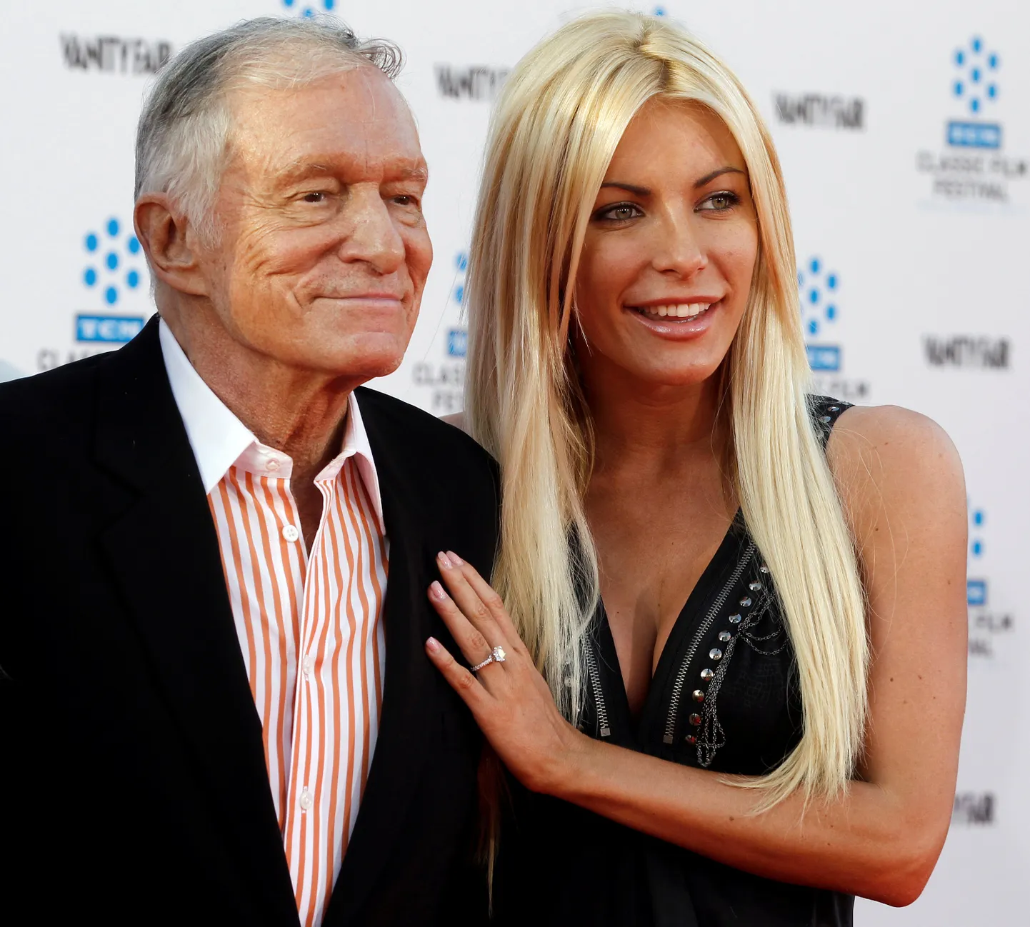Hugh Hefner koos Crystal Harrisega (Crystal Hefner) 2011. aastal.