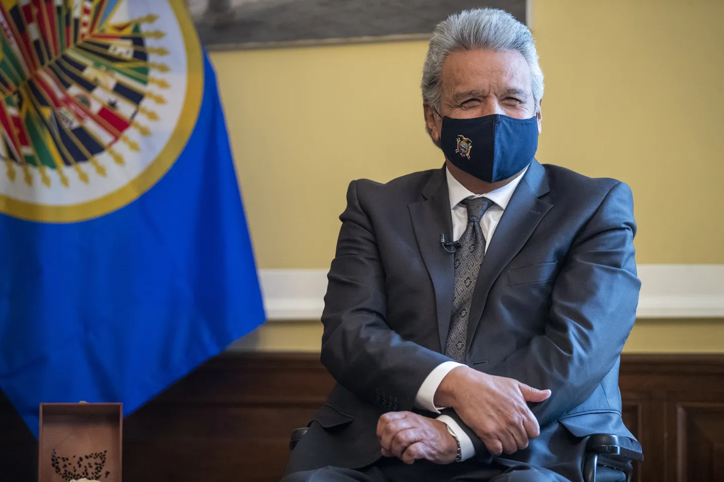 President Lenin Moreno visiidil Washingtonis.