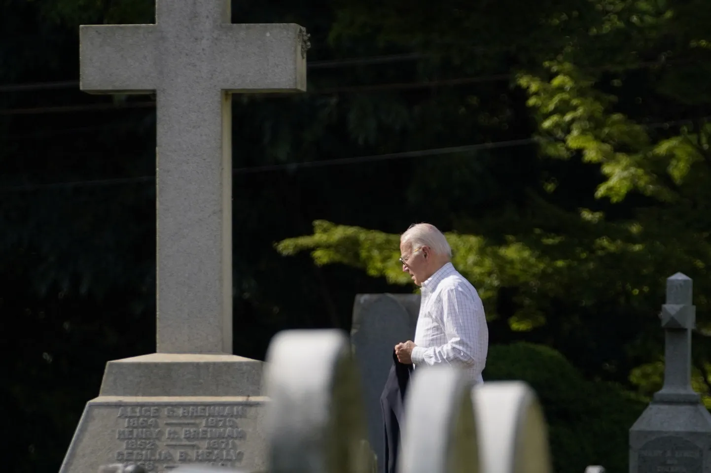 USA president Joe Biden saabus 6. juulil St. Josephis asuvasse Brandywine'i roomakatoliku kirikusse, et võtta osa jumalateenistusest Delaware'i osariigis Wilmingtonis.