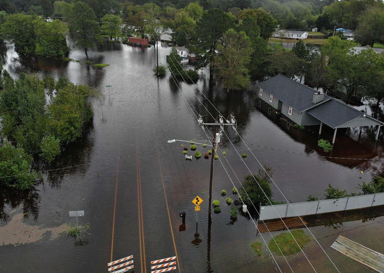 Vee alla jäänud Fayetteville`i linna Põhja-Carolinas.