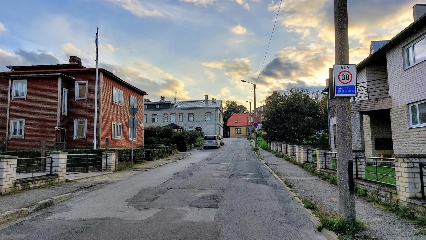 Posti tänava uus liikluskorraldus.