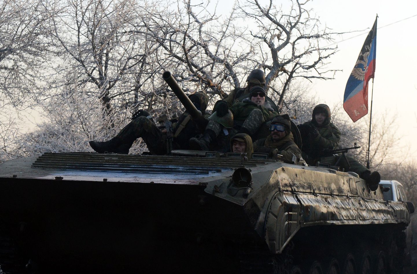 Niinimetatud Donetski rahvavabariigi relvajõud.
