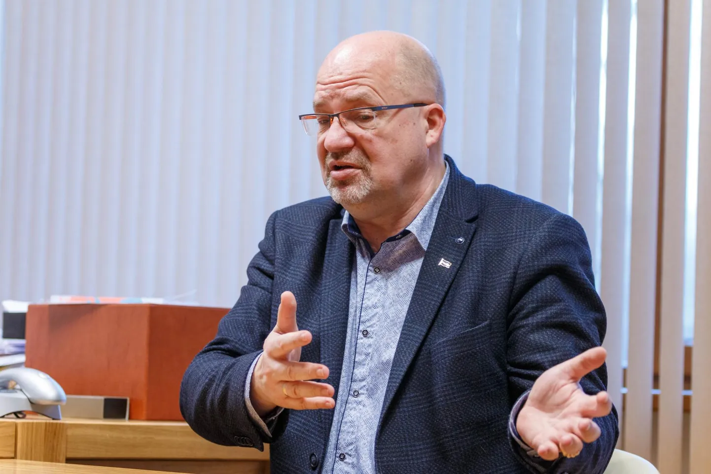 Valka kihelkonnaduuma esimees (linnapea) Vents Armands Krauklis.