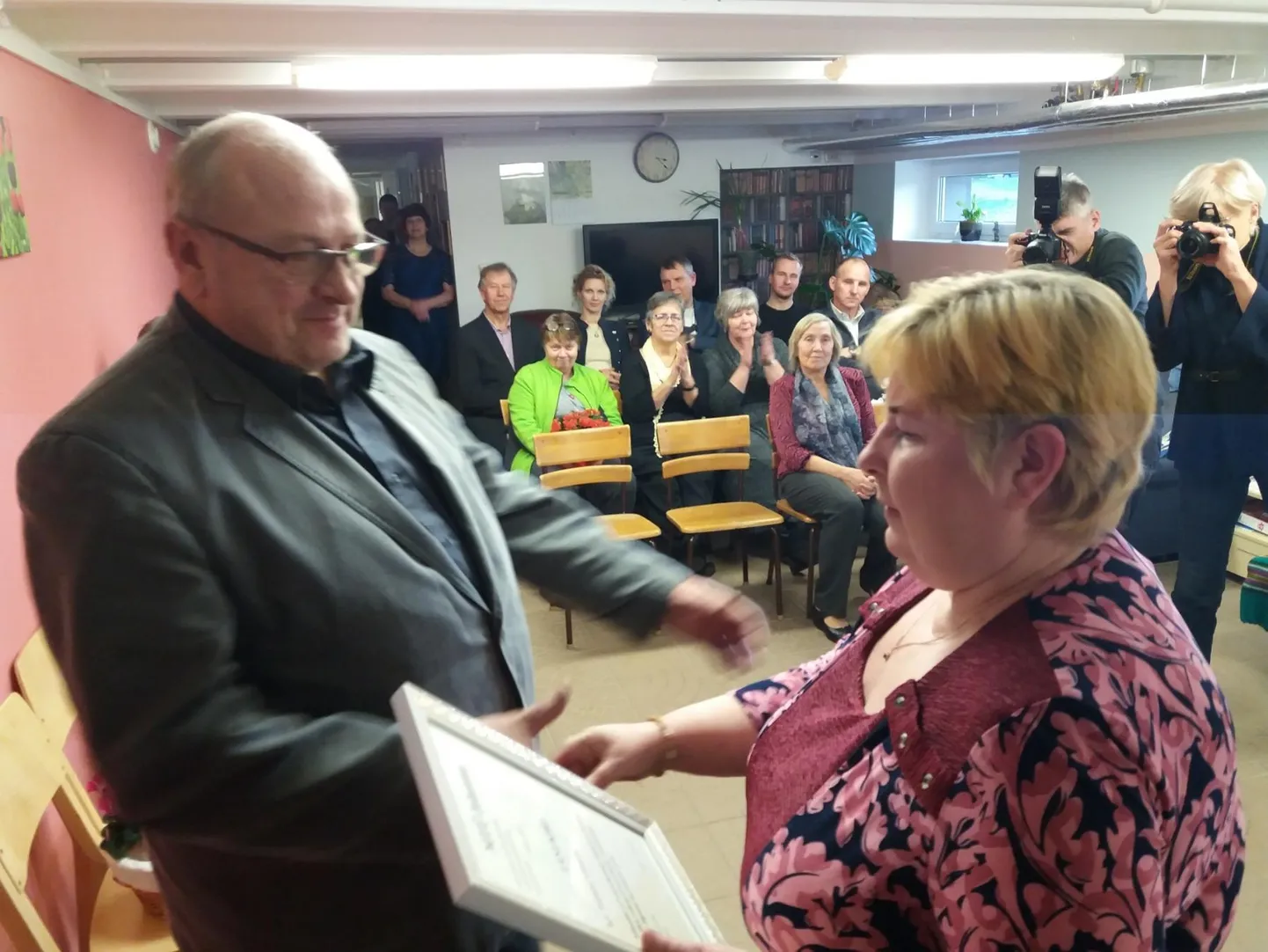MTÜ Johanna juht Ülle Allika tänab koostööpartnereid.