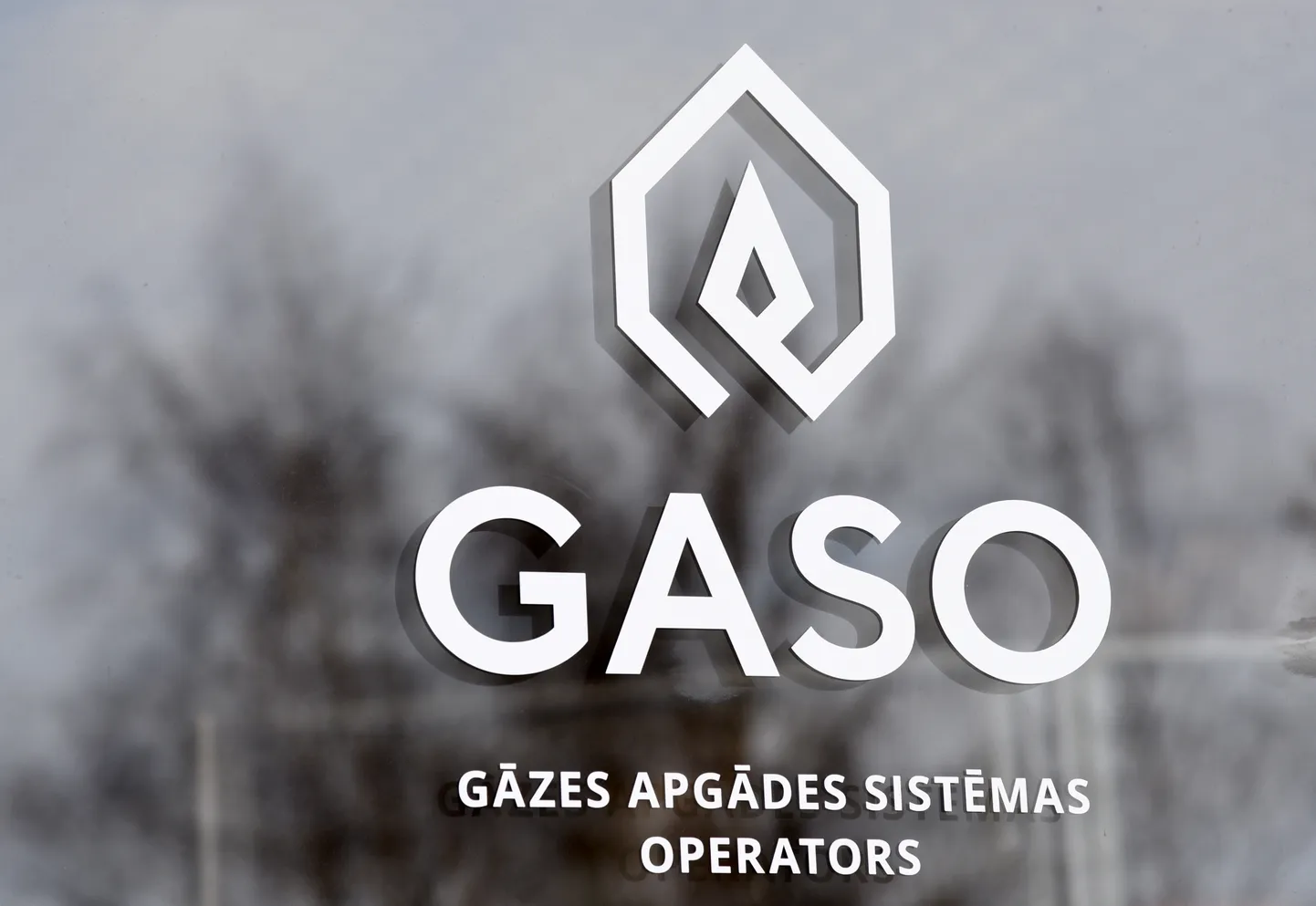 Gāzes apgādes sistēmas operatora AS "Gaso" logo.