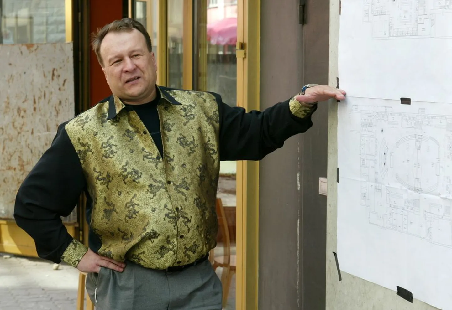 Aivar Leping 2006. aastal endise Decolte klubi juures. .