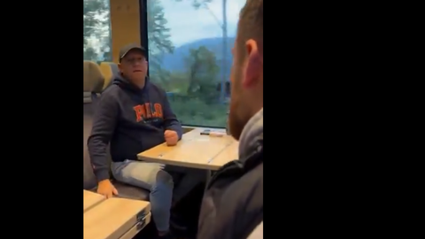 VIDEO ⟩ Latvijas pilsonis Vabiks Šveices vilcienā agresīvi izturējies pret ukraiņu ģimeni