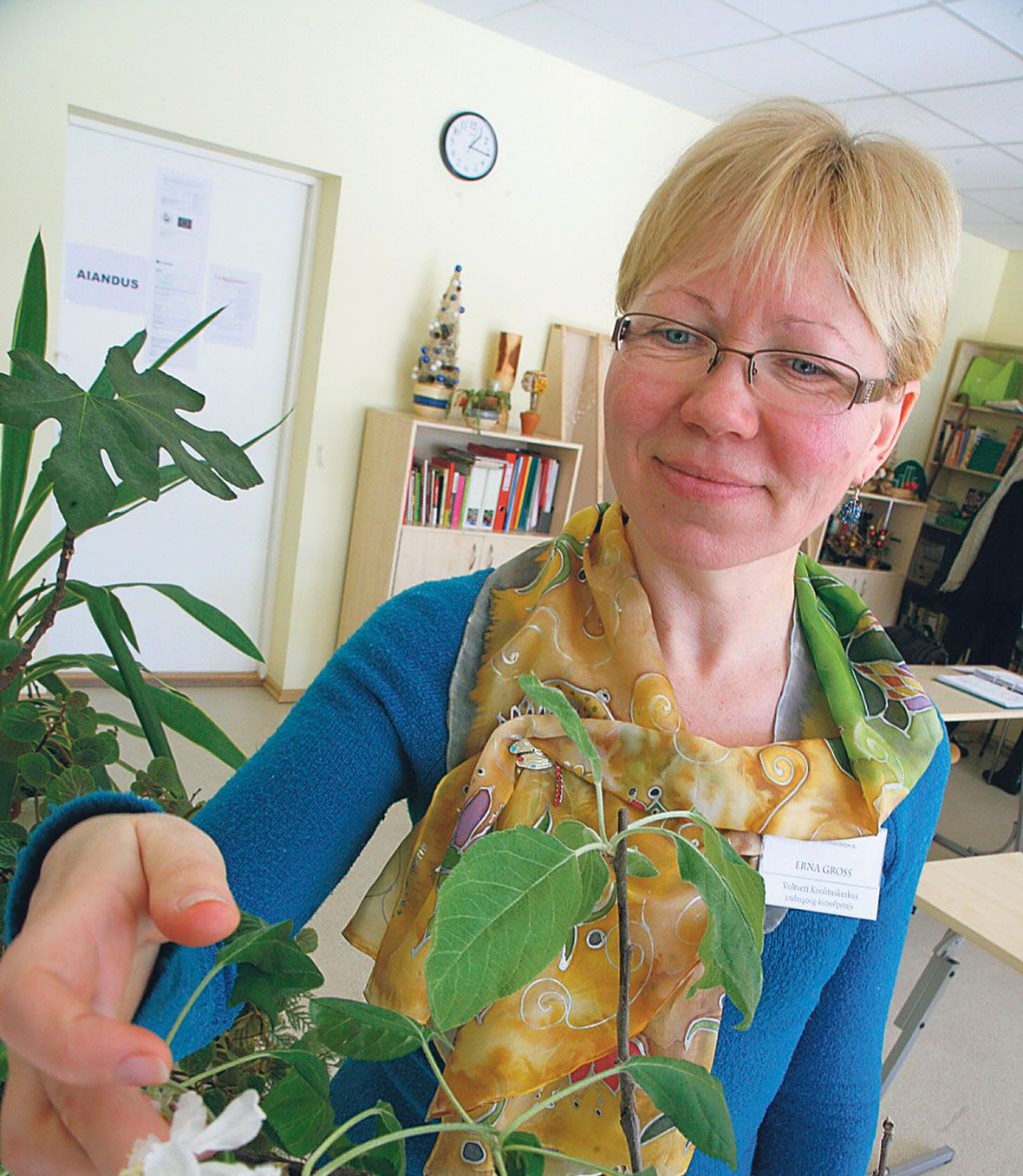 Aasta koolitaja, Pärnumaa kutsehariduskeskuse maamajanduse õpetaja Erna Gross.