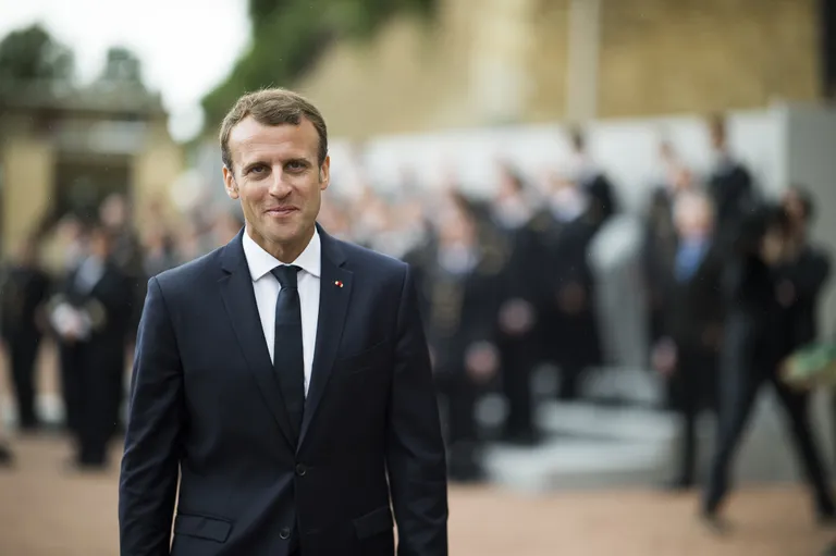 Prantsuse president Emmanuel Macron kindral Charles De Gaulle'i kuulsa raadiokõne 78. aastapäeval