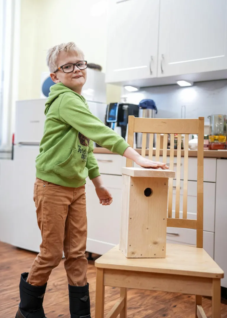 Töötoas valminud pesakasti sai iga meisterdaja kaasa võtta.
