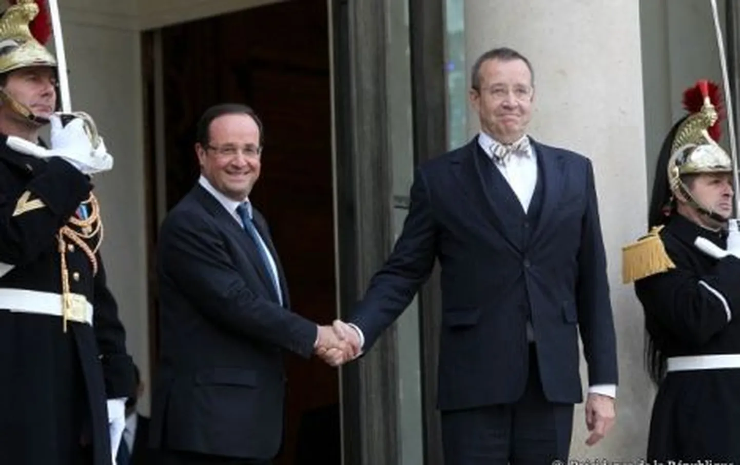 Prantsusmaa president François Hollande ja president Toomas Hendrik Ilves.