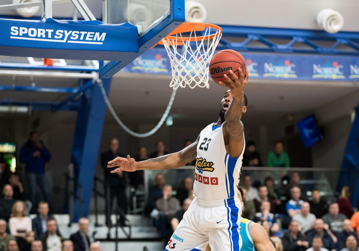 Kalev/Cramo vs Astana. Pildil nr23 Arnett Moultrie.