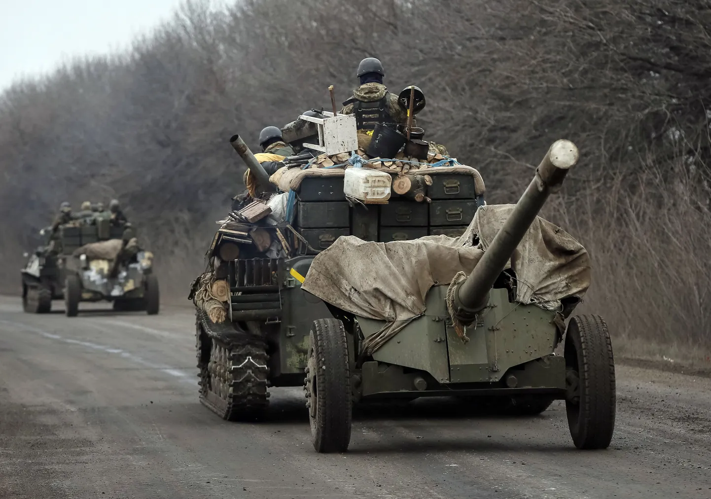 Ukraina sõjaväe raskerelvastus.
