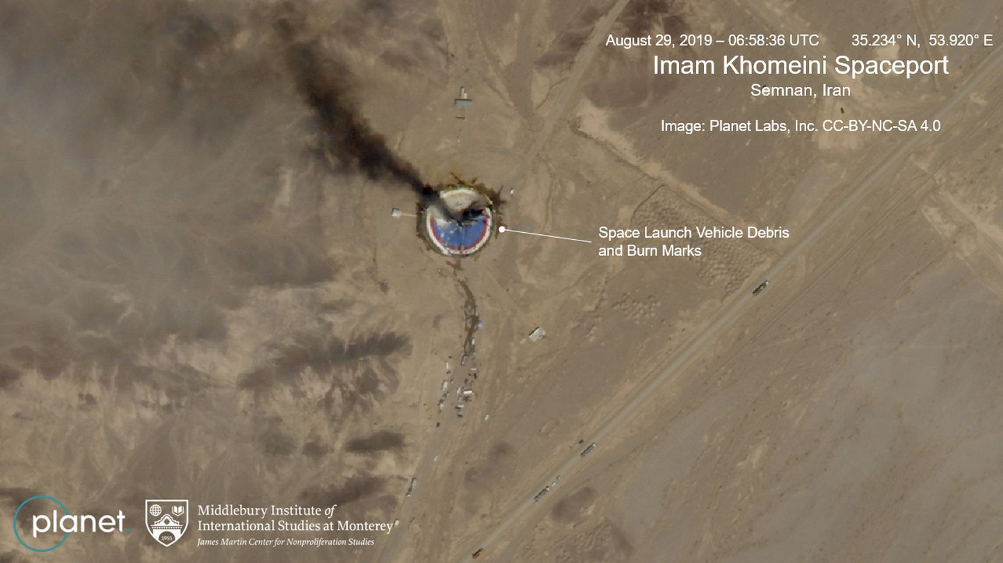 Kõnealune foto Imaam Khomeini kosmosekeskusest.