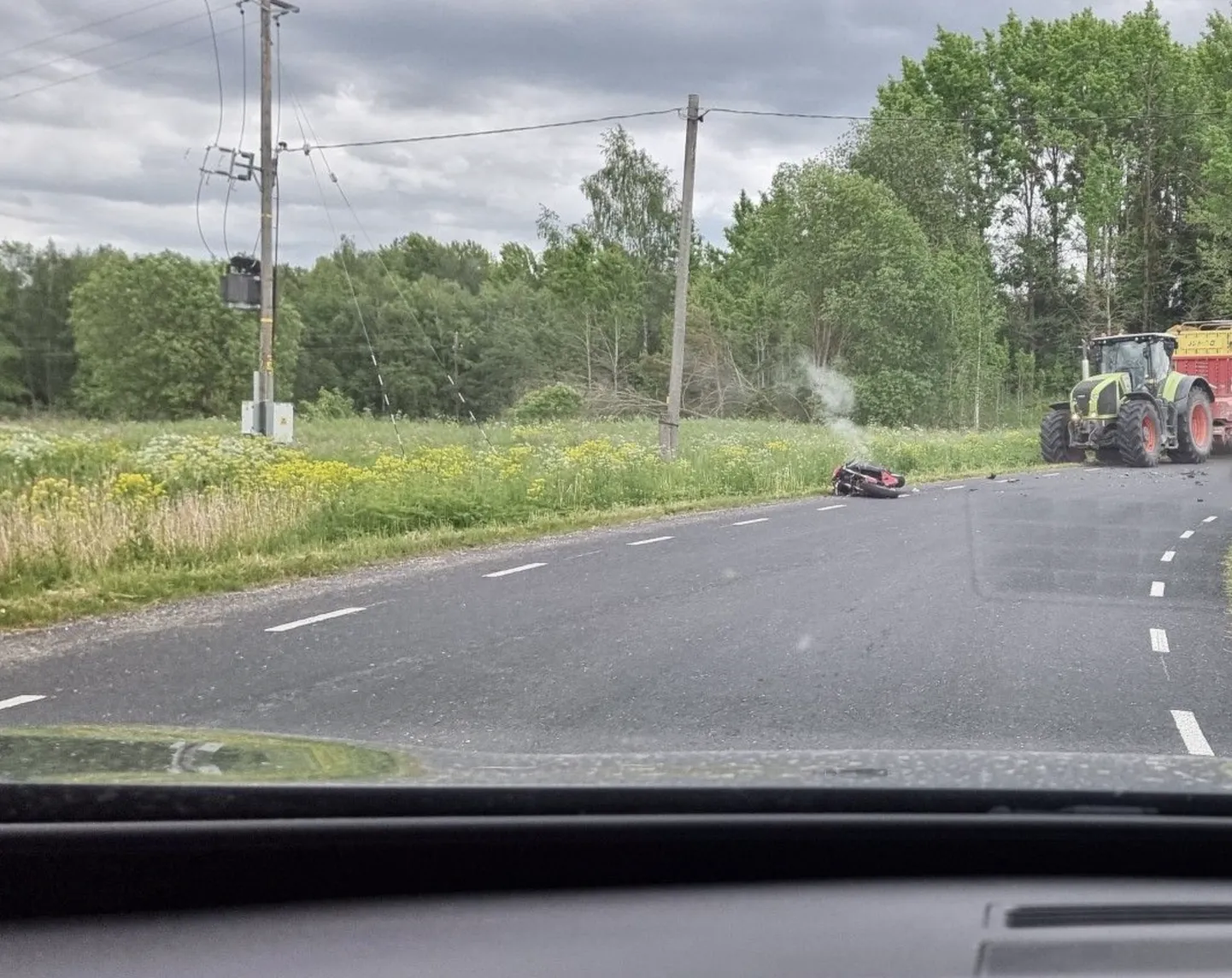 Foto õnnetuspaigast.