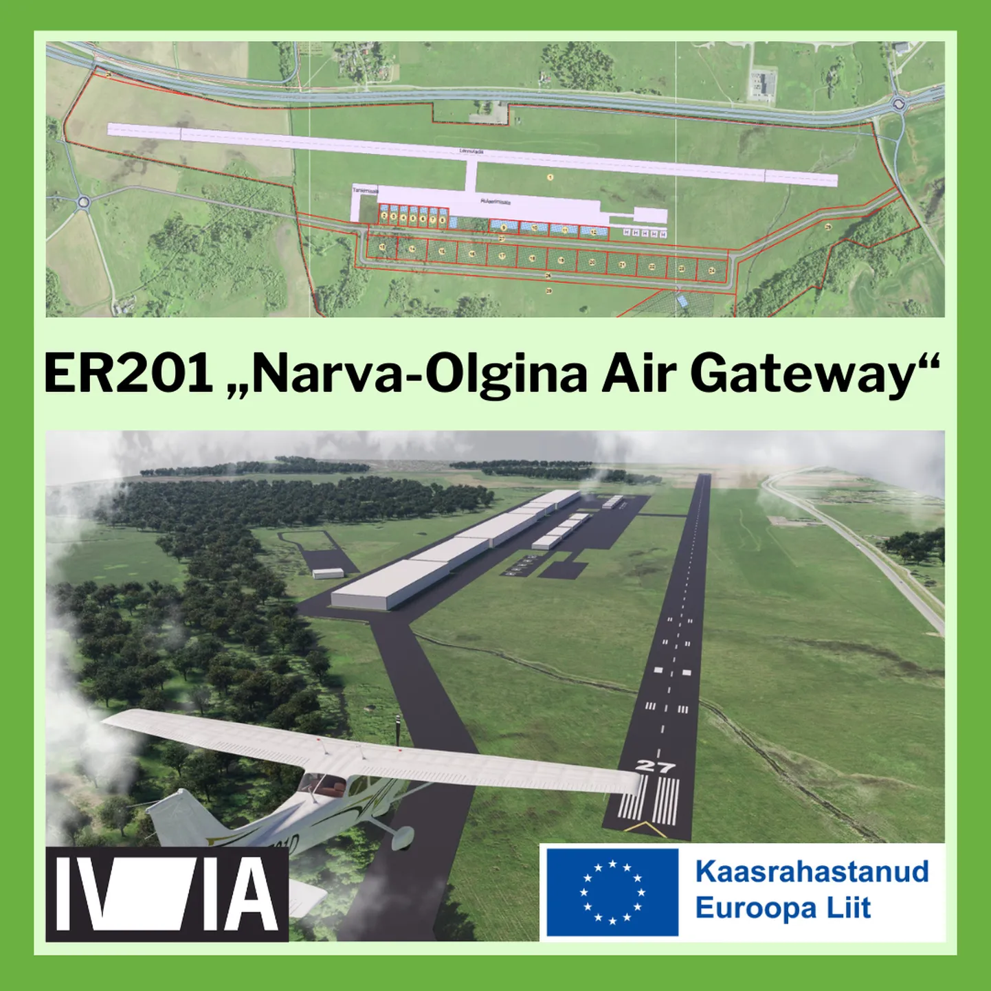 "Narva-Olgina Air Gateway" ("Воздушные ворота Нарва-Ольгина").