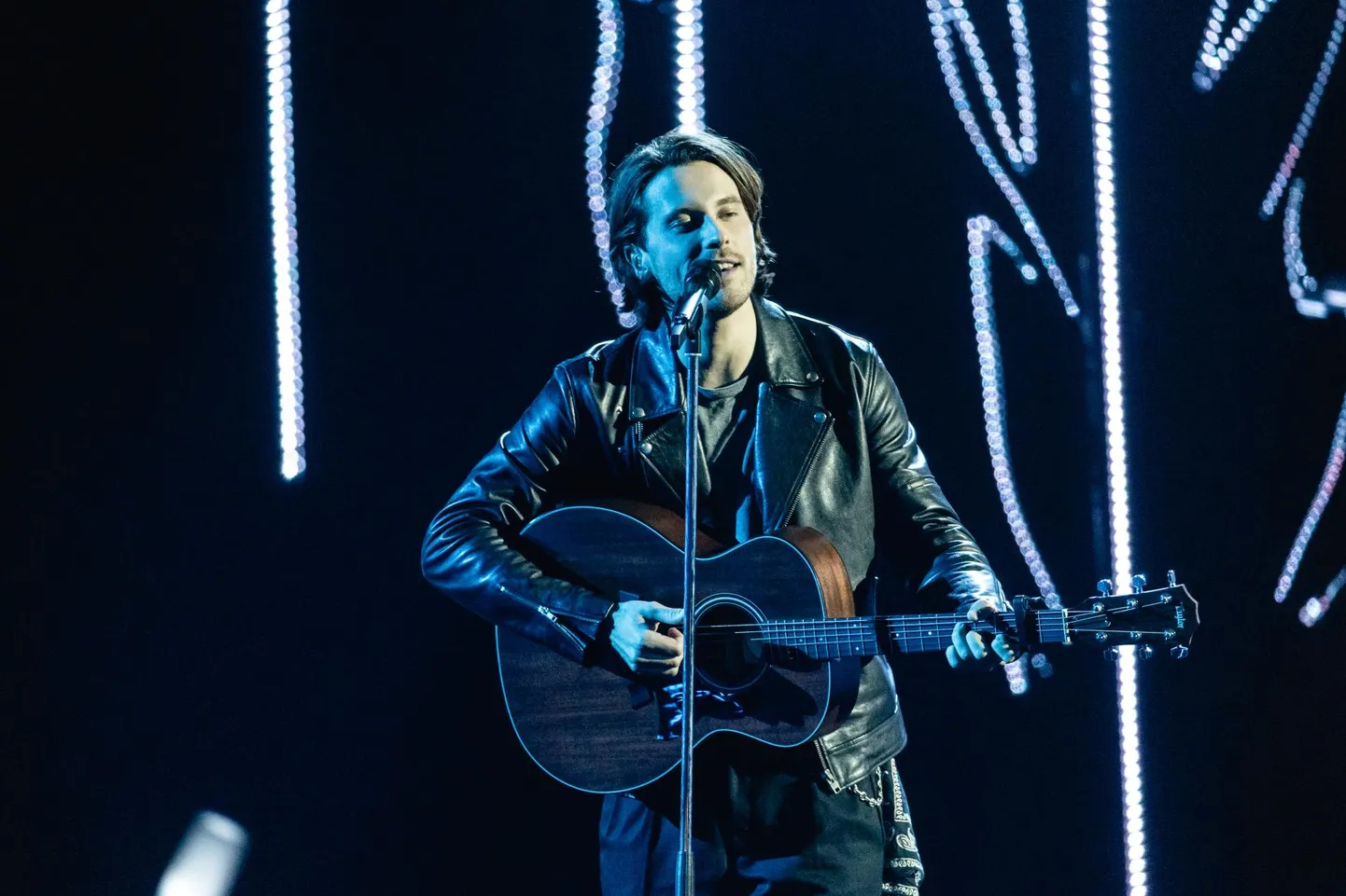 Tänavuse "Eesti laulu" võitja Victor Crone, kes esindab Eestit Eurovisioonil.