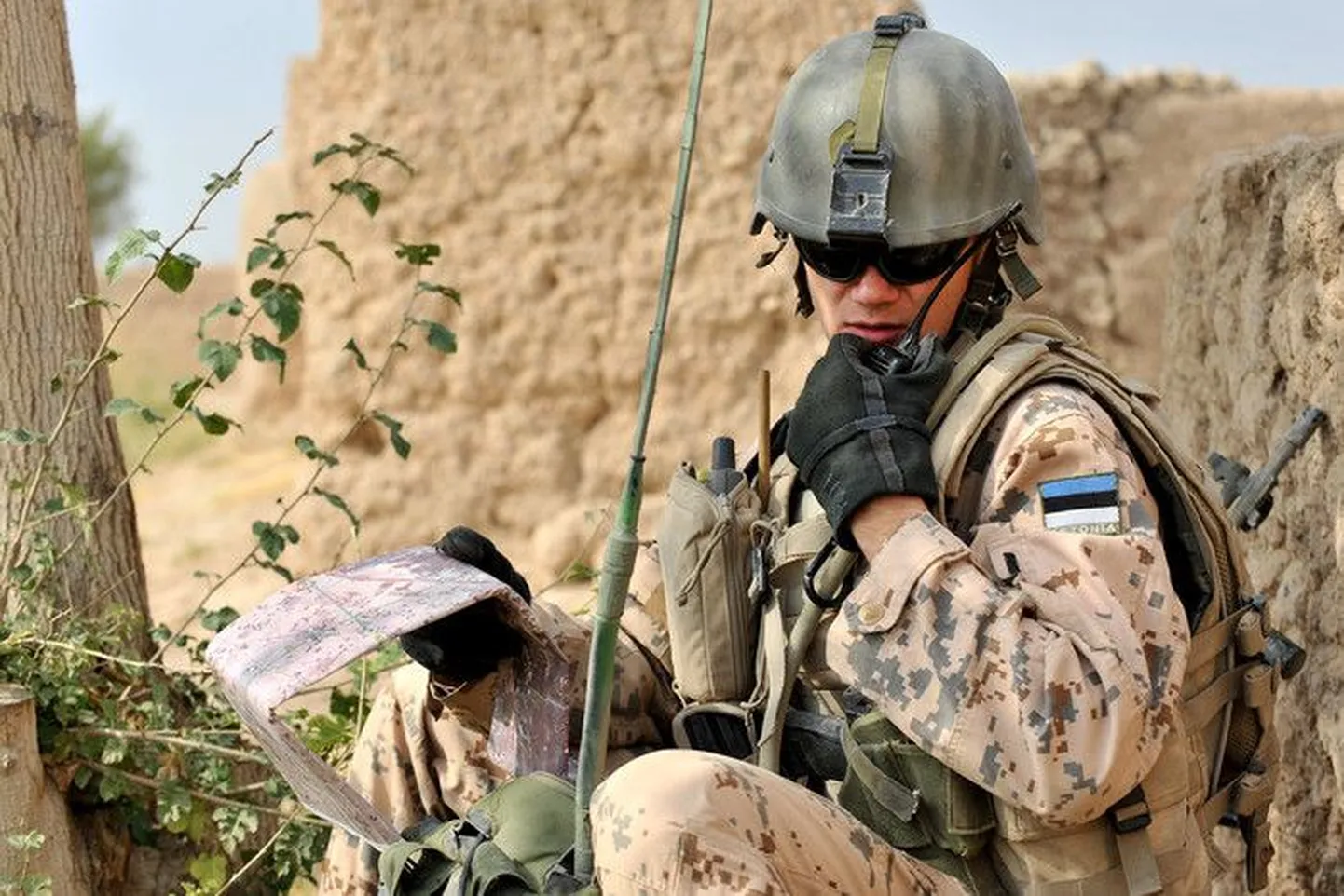 Eesti sõdur Afganistanis.
