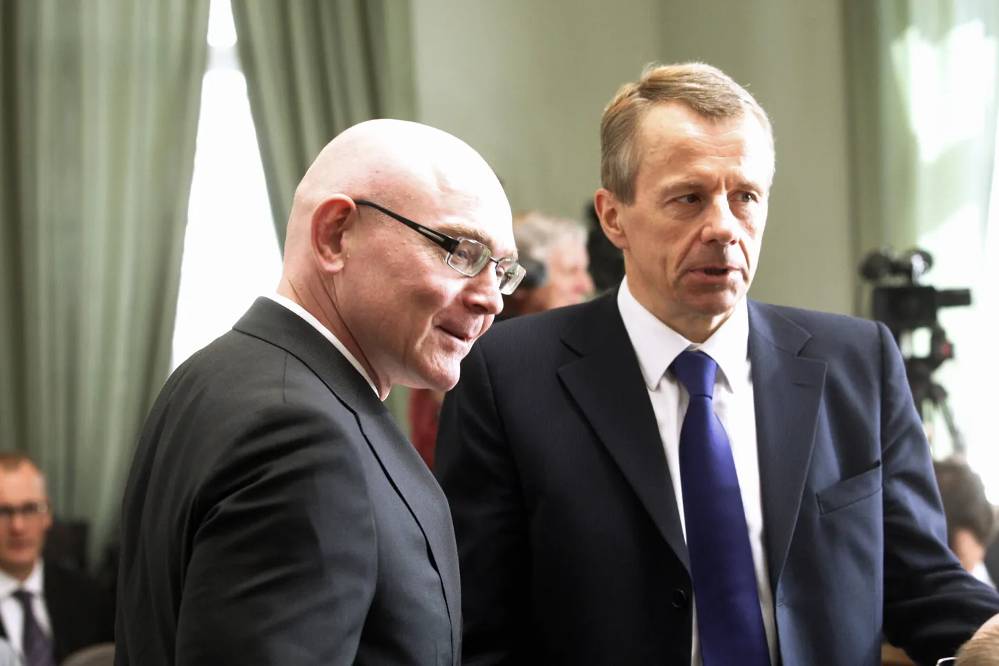 Õiguskantsler Indrek Teder ja rahandusminister Jürgen Ligi