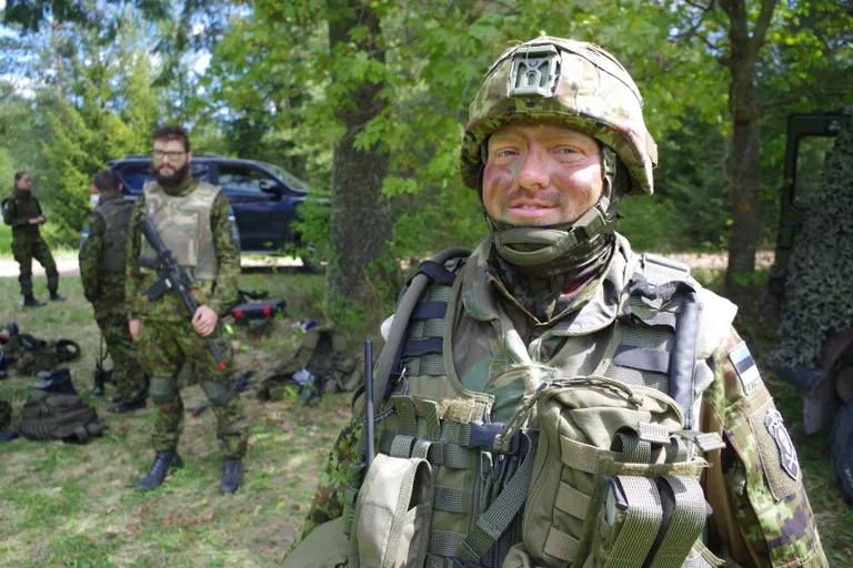 21. jalaväepataljoni Alfa jalaväekompanii ülem major Janel Säkk.