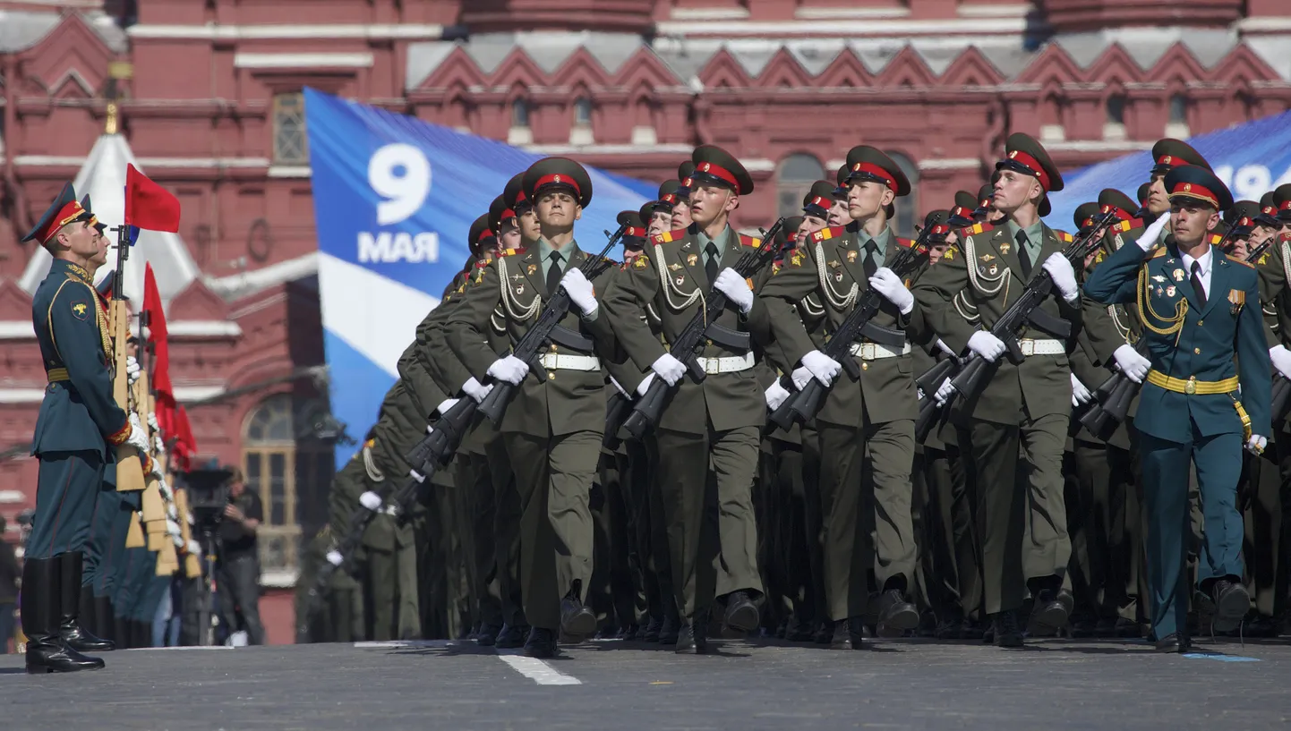 Российская армия. Парад в Москве.