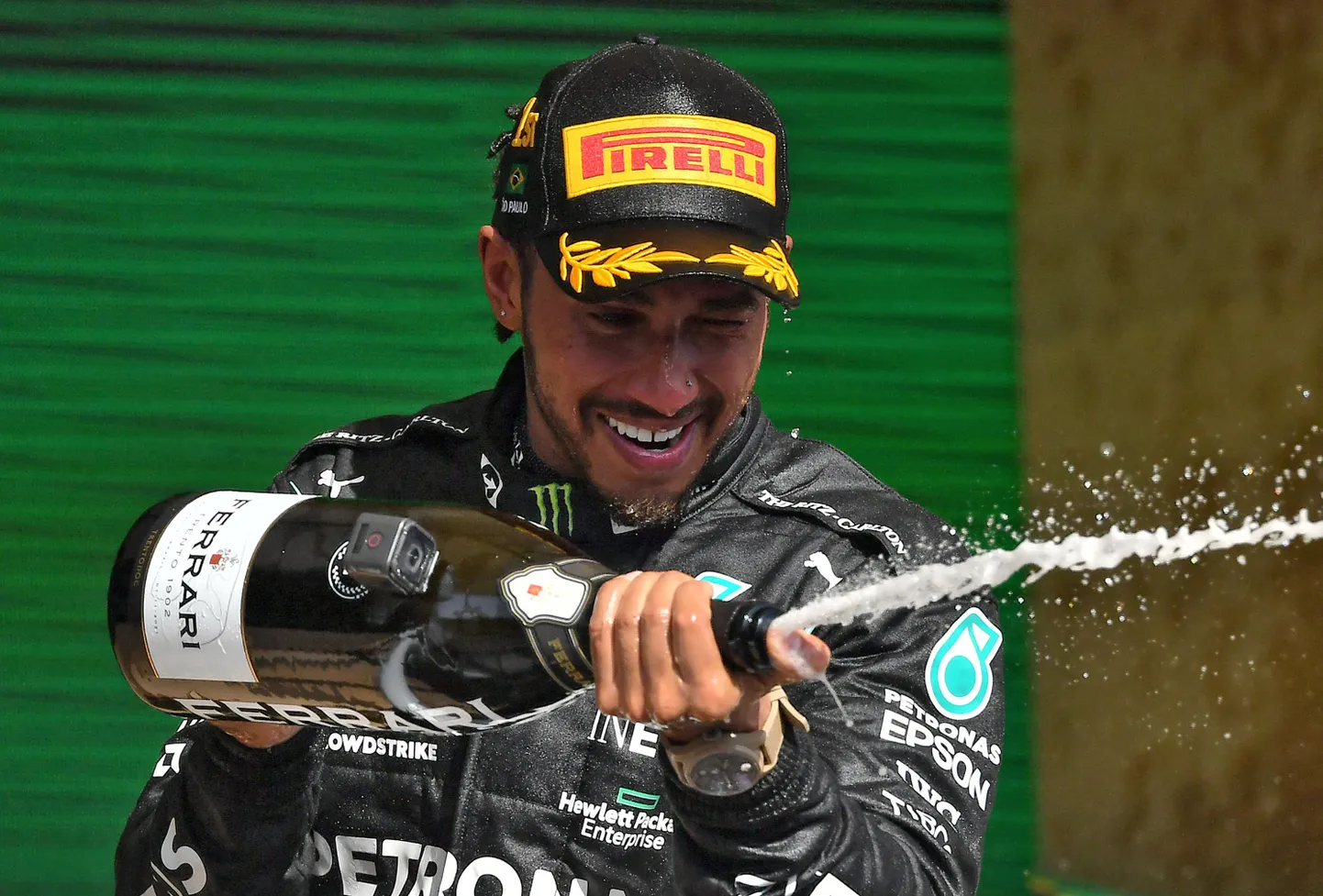 "Mercedes" britu pilots Lūiss Hamiltons.
